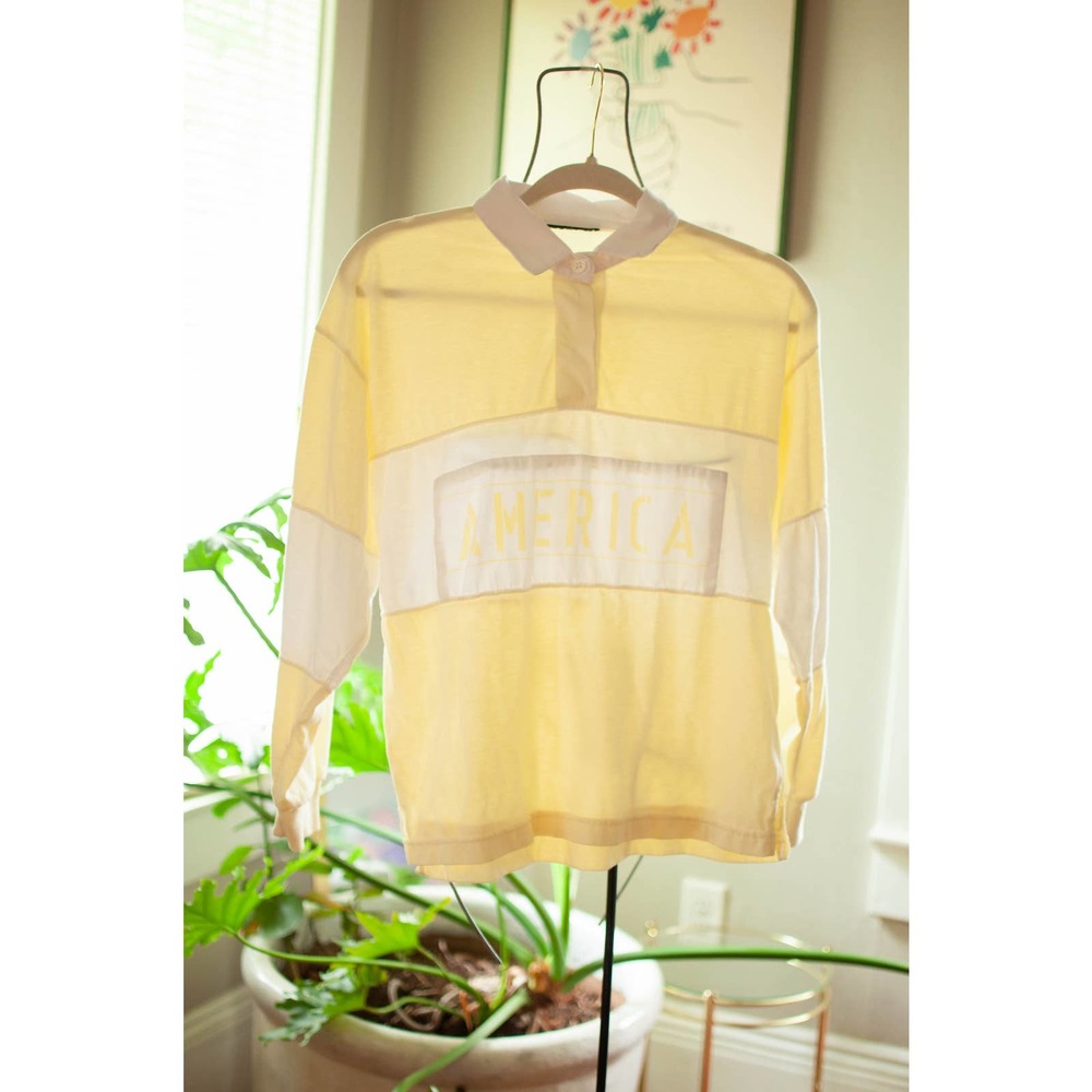 vintage 80s america long sleeve top